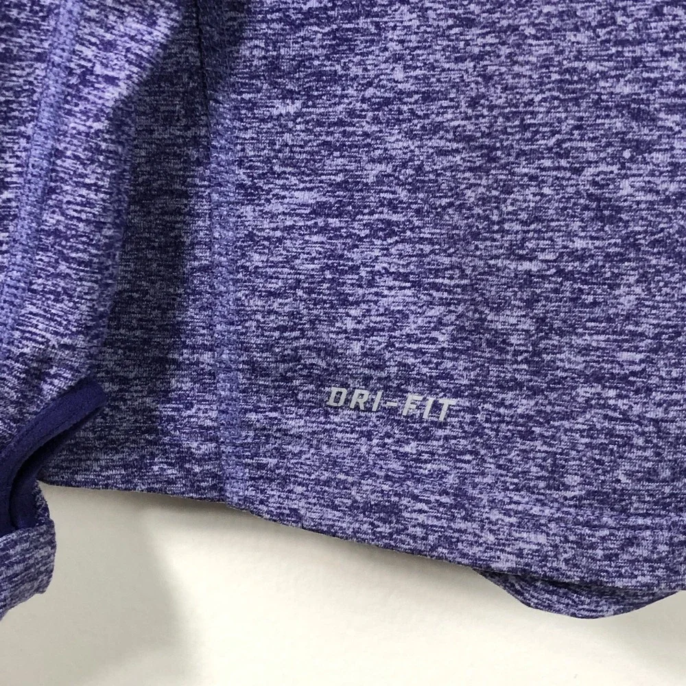 Nike Baltimore Ravens NFL Dri-Fit 1/4 Zip Pullover Sweatshirt Womens Sz L Purple